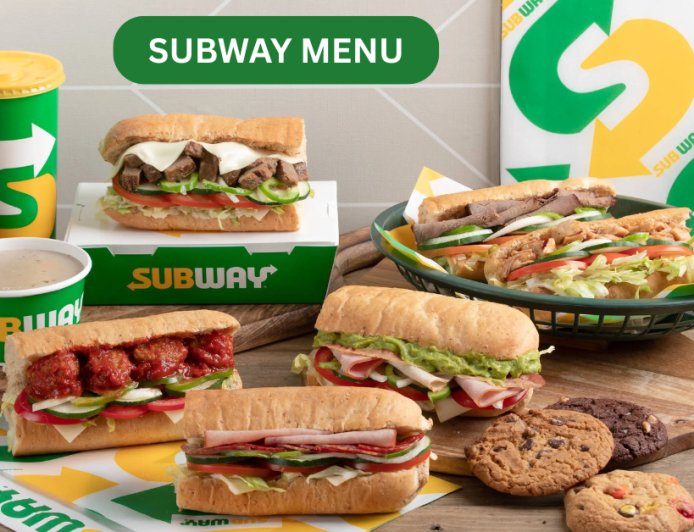 Subway Menu Prices 2026 – Complete & Updated Price List