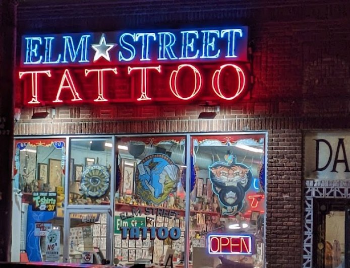 Elm Street Tattoo Price List 2026