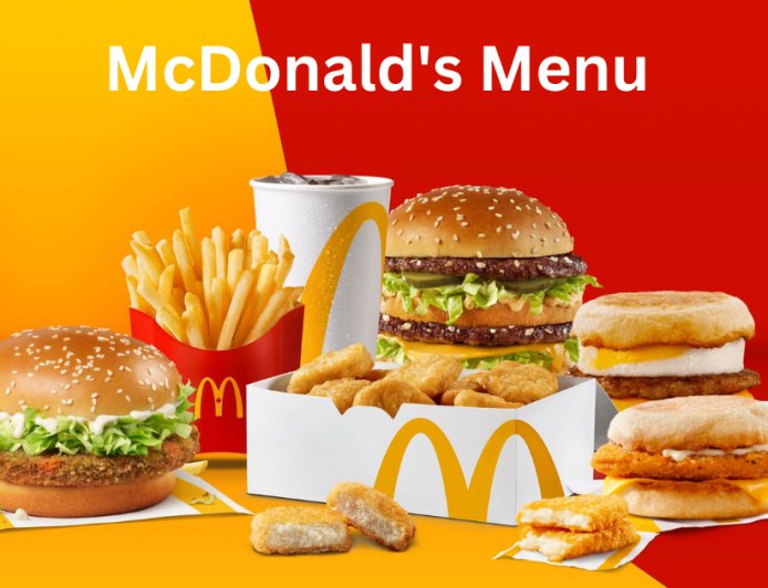 McDonald's Menu with Prices 2026