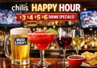 Chili’s Happy Hour Deals 2026: Best Times & Drinks