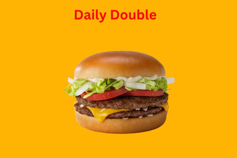 McDonald’s Daily Double Meal Price & Calories 2026 