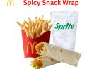 McDonald’s Spicy Snack Wrap 2026 Price & Calories